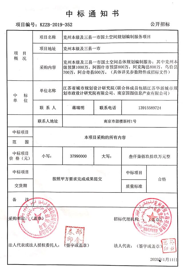 克州本级及三县一市国土空间规划